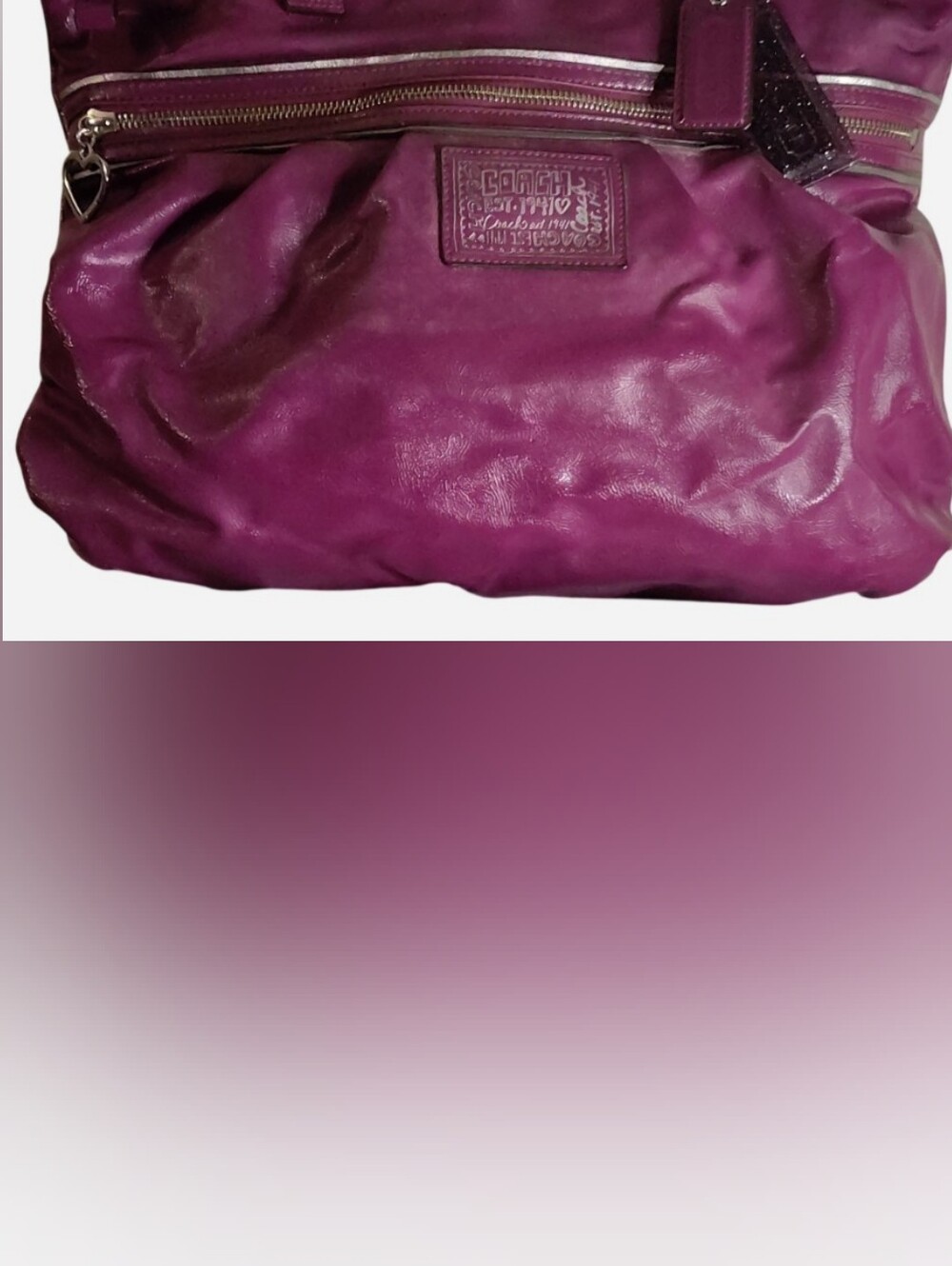 Coach Poppy Daisy Liquid Large Tote